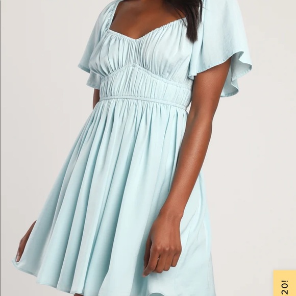 Lulus Dresses & Skirts - lulu’s light blue mini dress